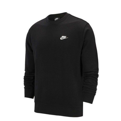 耐克男装2024夏季新款毛圈圆领套头衫运动休闲宽松卫衣BV2667-010