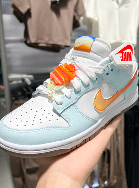 耐克正品女鞋2025夏季新款Dunk Low轻便运动休闲板鞋IB8877-191