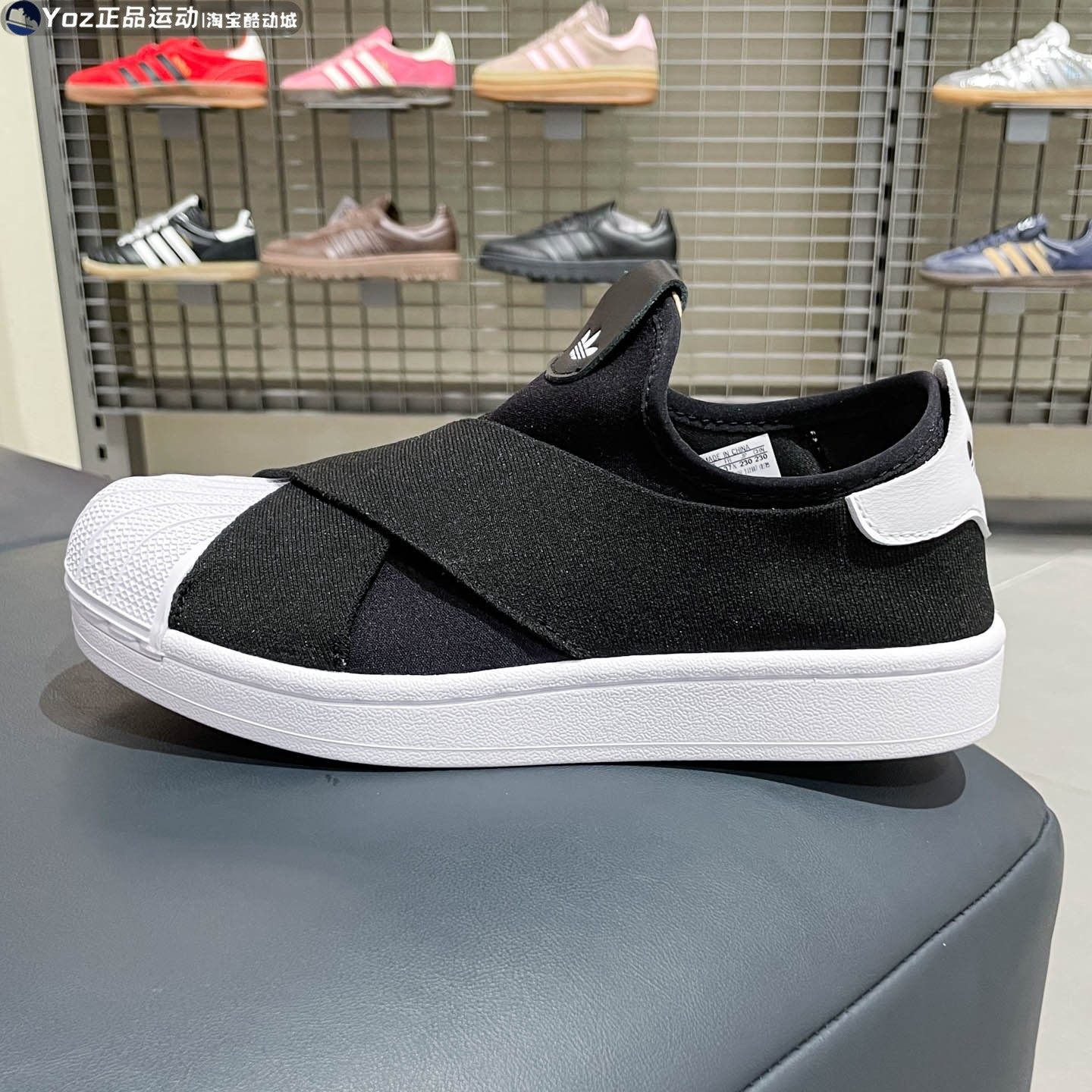 ADIDAS阿迪达斯三叶草男女鞋2026春款复古一脚登贝壳头板鞋KH8210,运动鞋new,运动休闲鞋,淘宝优惠券,粉丝福利购,淘宝优惠卷