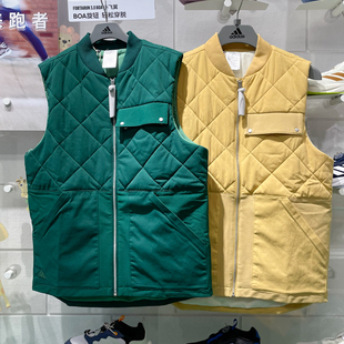 Adidas阿迪达斯男子2024冬新款 户外运动休闲保暖舒适棉马甲IT2360