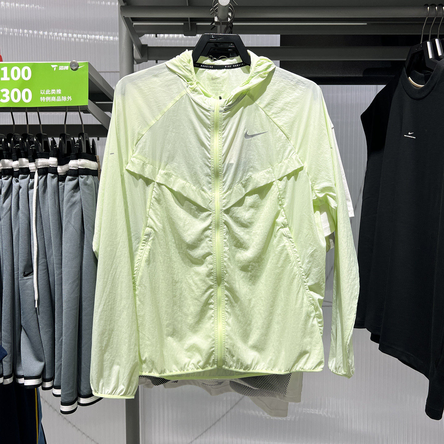 正品耐克外套男2026夏新款UPF 40+防晒皮肤衣跑步夹克 HV4549-737