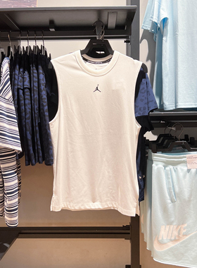 NIKE耐克男装2024夏新款舒适宽松透气休闲百搭运动背心FN5857-100