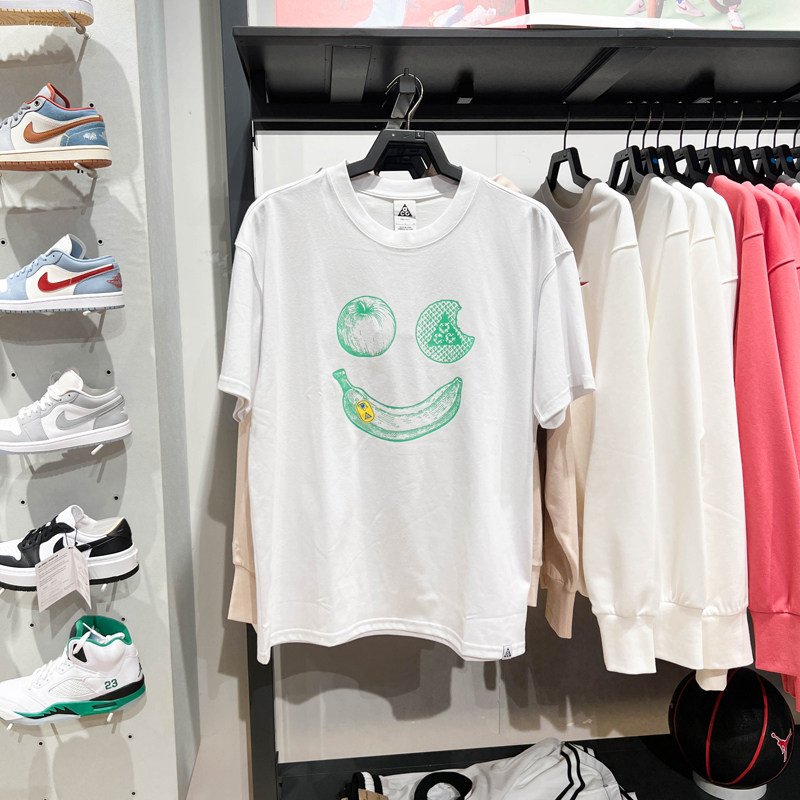 NIKE耐克男装2024夏新款休闲短袖宽松舒适透气运动T恤 FZ7206-121