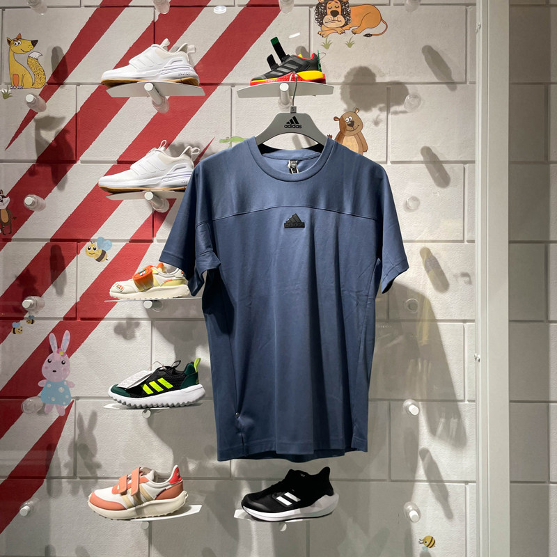 阿迪达斯男装2024夏新款城野共生纯棉T恤运动休闲清凉短袖 IT3938