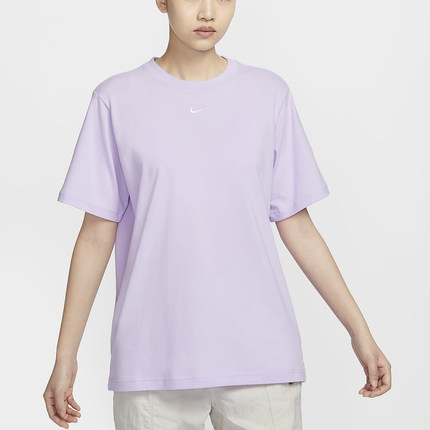 NIKE耐克女装2024夏新款休闲短袖宽松舒适透气运动T恤 FD4150-511