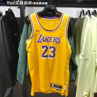 733 球衣DN2009 耐克男装 背心2024春洛杉矶湖人队运动透气篮球无袖