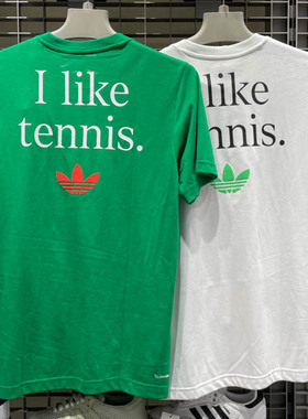 阿迪达斯男子2025夏季新款舒适简约运动休闲短袖T恤JM8961 JV8486