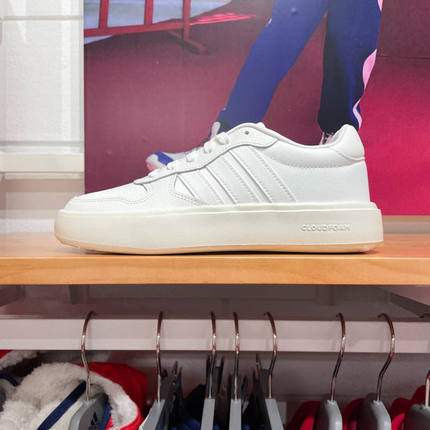 Adidas阿迪达斯女子2025春新款LITECOURT经典简约休闲板鞋 JI2345