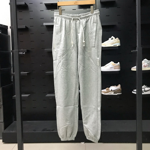 正品Nike耐克男子2024冬新款针织简约篮球运动束脚长裤CK6366-063