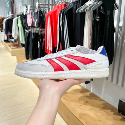 阿迪达斯男女鞋2024春新款低帮休闲鞋T头运动足球鞋IG8974 IF1025