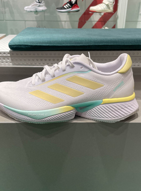 阿迪达斯男鞋2024春季新款休闲舒适百搭透气缓震运动跑步鞋JH9660