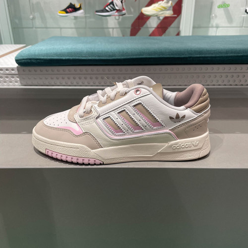 阿迪达斯三叶草男女鞋2024夏新款DROP STEP复古运动休闲鞋 IG4338