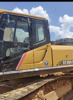 三一SY305H挖掘机玻璃钩机驾驶室前后上下挡风左右门窗钢化玻璃