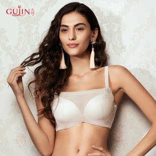 古今女士内衣小胸聚拢记忆钢圈文胸轻薄透气大胸显小胸罩 0K707