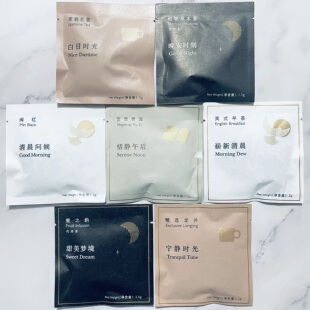 洲际酒店选用TG特别版茶包茉莉花茶乌龙茶红茶橙香草本袋泡茶