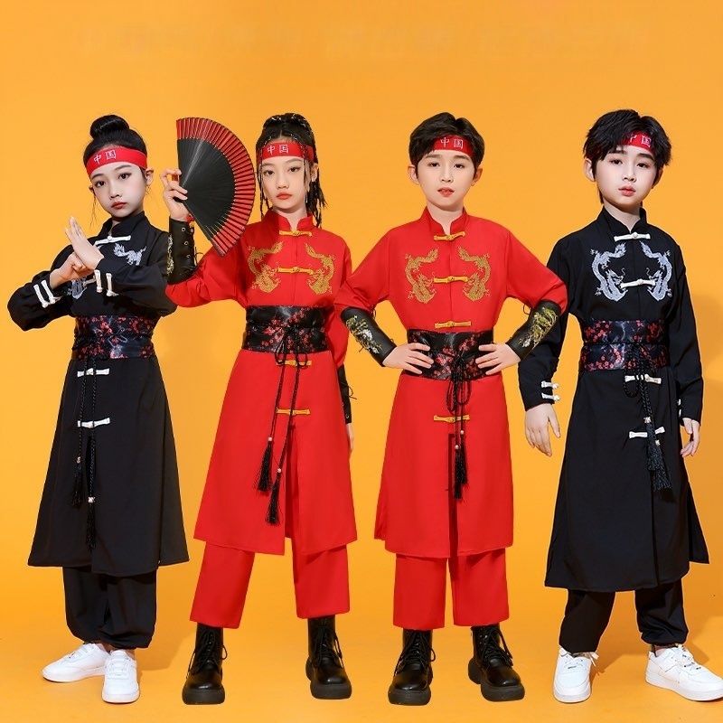 中国风儿童演出服装套装