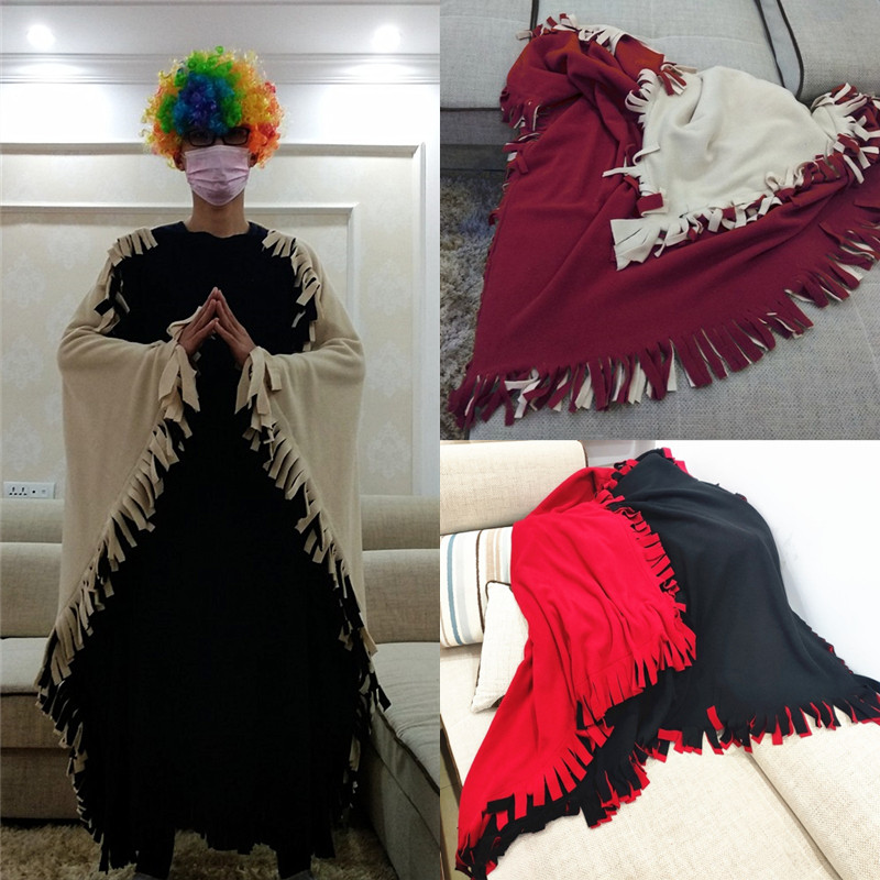 万圣节日魔性跳舞衣服毛毯睡袋正方形可以钻进去毯子班服演出服