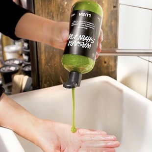 英产Lush芥末山葵洗发露Wasabi控油防脱再生洗发水