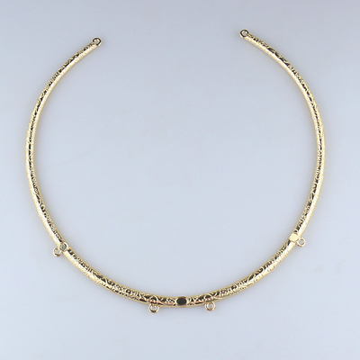 古风合金电泳保色璎珞圈手工diy