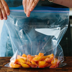 美国Ziploc大号小号加厚保鲜密封袋/食物零食水果储存袋