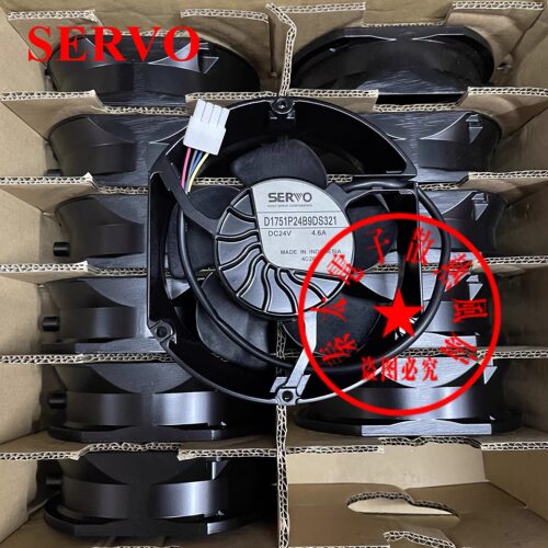 原装日本SERVO D1751P24B9DS321 DC24V 4.6A大风量变频器散热风扇