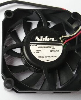 M60R24MGAB-53 J61 24V 0.08A NIDEC 60*60*15 3线打印机电源风扇