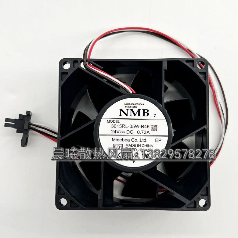 全新 3615RL-05W-B46 原装NMB风扇24V 9238 ABB变频器散热风机40