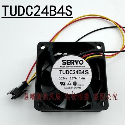 Nidec 6025 TUDC24B4S 24V 1.4W 岛津TOC4200电炉冷凝器散热风扇