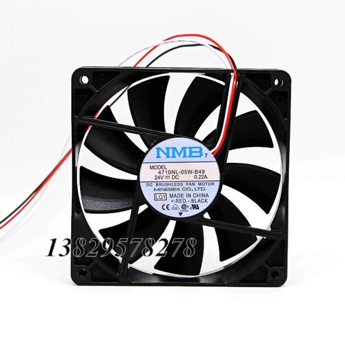 原装 NMB4710NL-05W-B49 12025 24V 0.22A  12cm 变频器散热风扇