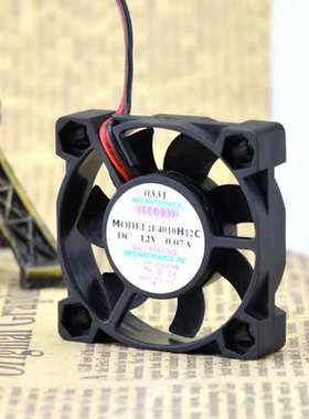 南韩 F4010H12C/G4010M12C 4010 12V 0.07A/0.15 监控录像机风扇