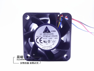 原装台达 FFB0412SHN 4028 12V 0.60A 4线PWM温控 暴力服务器风扇