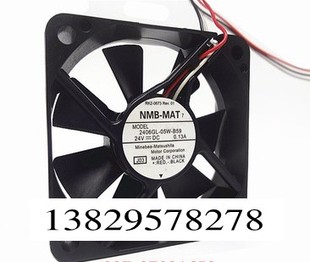 原装 B29 NMB双滚珠变频器风扇 12V 6015 2406GL 0.072A 04W