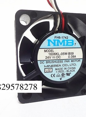 NMB 1606KL-05W-B59 4015 24V 0.08A 4cm/4厘米 变频器 机床风扇