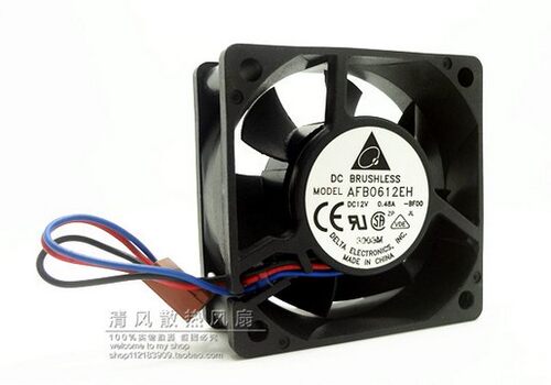AFB0612EH 3线 DC12V 0.48A 原装台达DELTA 60*60*25mm 轴流风扇