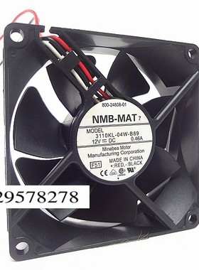 原装NMB 3110GL-B4W-B89 12V 0.46A 8025 8CM 大风量机箱散热风扇