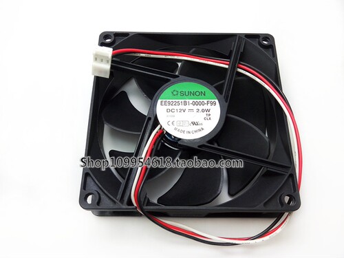 全新SUNON建准 EE92251B1-0000-F99 9025 12V 2.0W 9CM机箱风扇