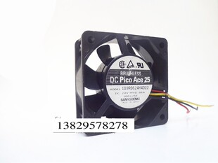 0.06A 24V 6CM 厘米 109R0624H4D22 三洋 3线变频器散热风扇 6025