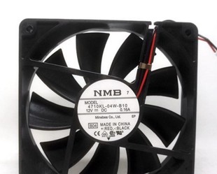 04W B10 12025 原装 0.16A 4710KL 12V 12CM2线双滚珠散热风扇 NMB