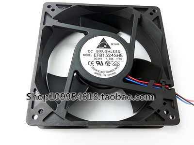 正品台达 12738 12.7CM变频器设备风扇 24V 1.38A EFB1324SHE-FOO