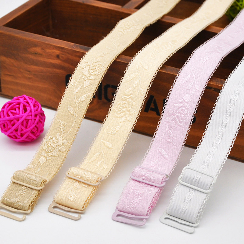 Bretelles pour lingerie Jacquard bandoulière 1003 - Ref 811407 Image 3