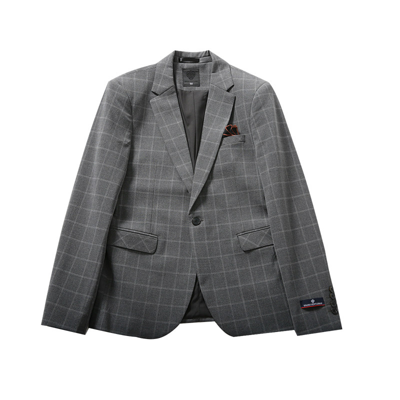 SUIT SUIT MENS SLIM PLAID CASUAL BRITISH STYLE GROOMSMAN WEDDING GIFT KOREAN VERSION SUIT VEST THREE-PIECE SET