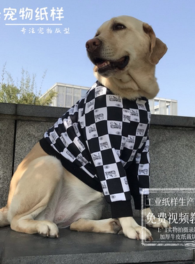 护肘关节图纸边牧定制模版大狗狗