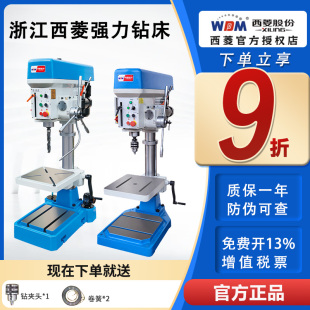 西菱自动进刀强力钻床工业台钻ZB4132G ZB4116G钻攻两用机 Z4120G