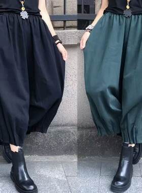 大码休闲薄款直筒九分裤2025春夏季新款欧货百搭复古阔腿时尚裤子