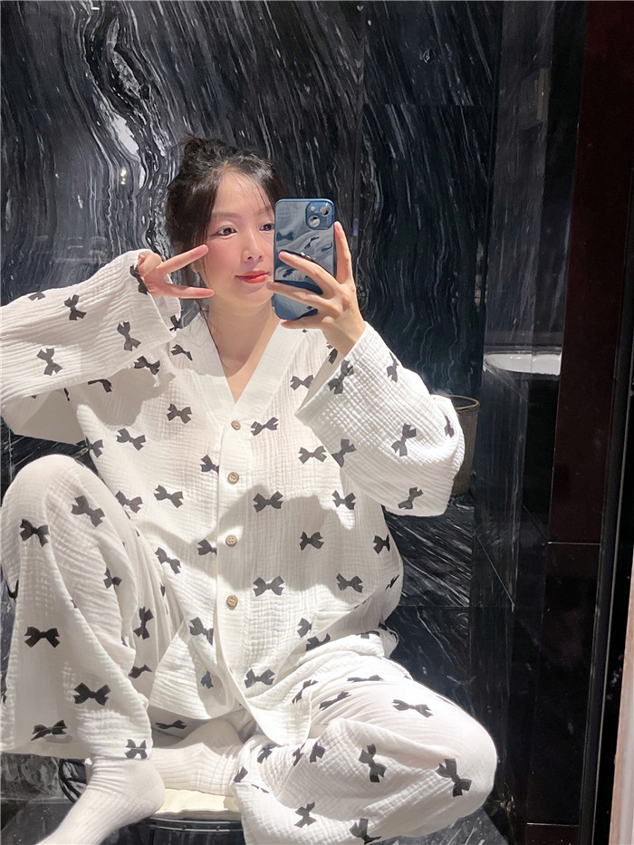 可爱家居服大码胖mm200斤套装