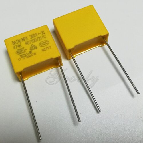 安规电容 X2 275V205K 275VAC 2000NF 2UF  间距P=27.5 ±10%