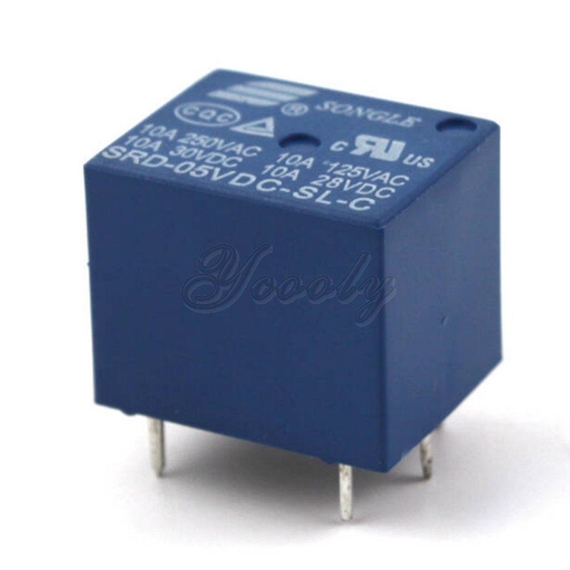 继电器 SRA-05VDC-CL 5V C型 转换 单组转换型  密封型 5P 5脚