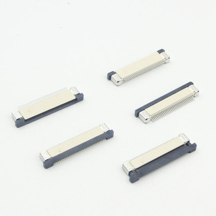 FPC连接器 翻盖式 0.5E-18P 18Pin 脚间距 0.5MM 扁平 软排线插座