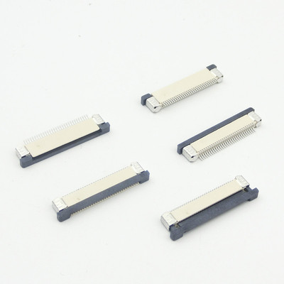 FPC连接器 翻盖式 0.5E-26P 26Pin 脚间距 0.5MM 扁平 软排线插座