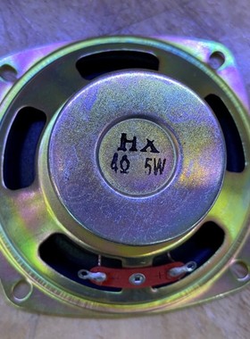 喇叭/扬声器 直径77mm 4R 5W 4Ω 正方形 优质